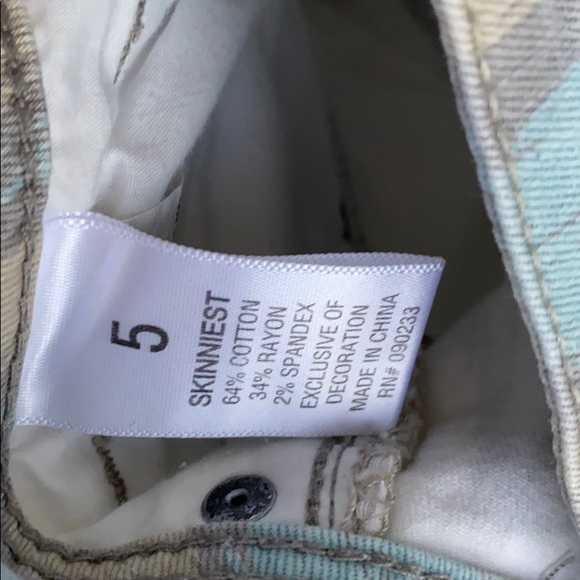 Bullhead Black Light Blue chevron jeans - Picture 5 of 8